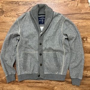 Grey American Eagle Men’s Cardigan Small